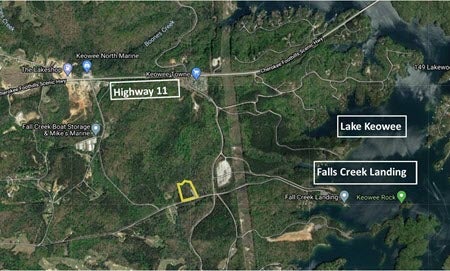 Satellite view of property