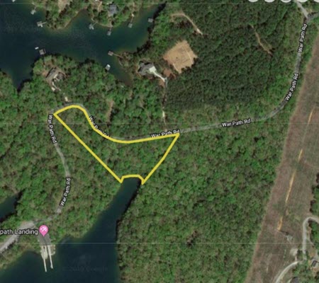 Satellite view of property