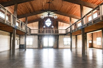 Event space barn interior