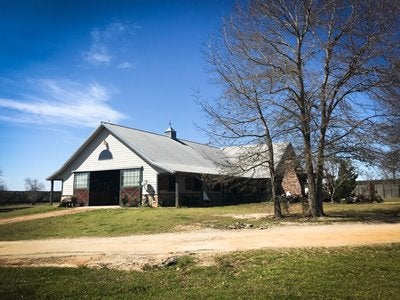 Horse barn