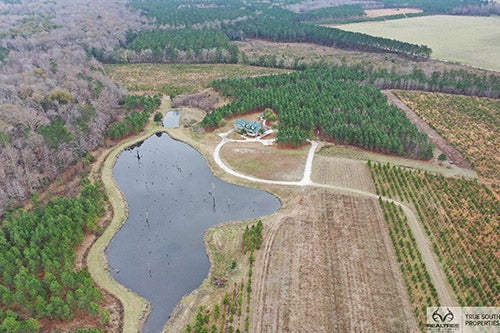 Sow's Ear Farm aerial view