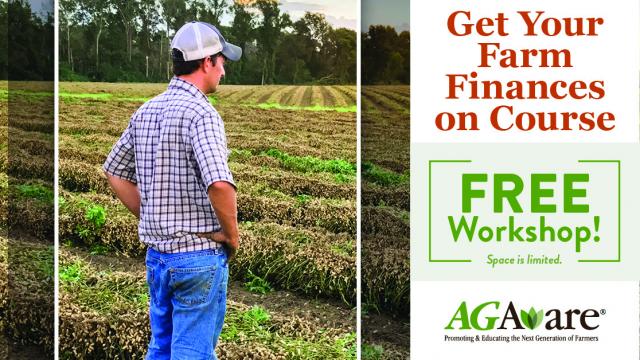 Get Your Farm Finances on Course. FREE Workshop! Space is limited.