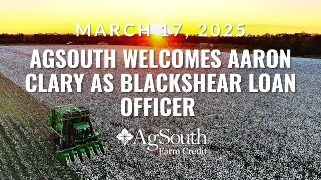 AgSouth Welcomes Aaron Clary as Blackshear Loan Officer