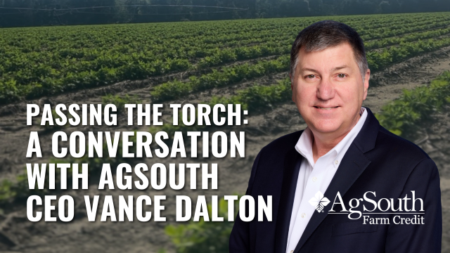  As Vance gets ready to trade meetings for memories and hand over the reins to the next CEO, he reflects on the journey of leadership, the impact of legacy, and the bright future ahead for AgSouth.