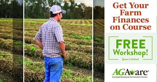 Get Your Farm Finances on Course. FREE Workshop! Space is limited. 