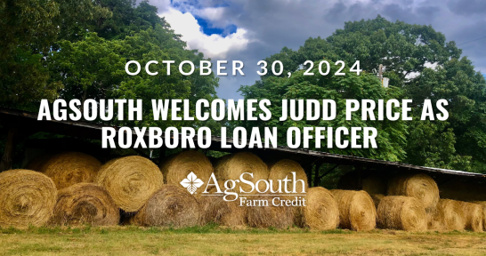 AgSouth Welcomes Judd Price as Loan Officer