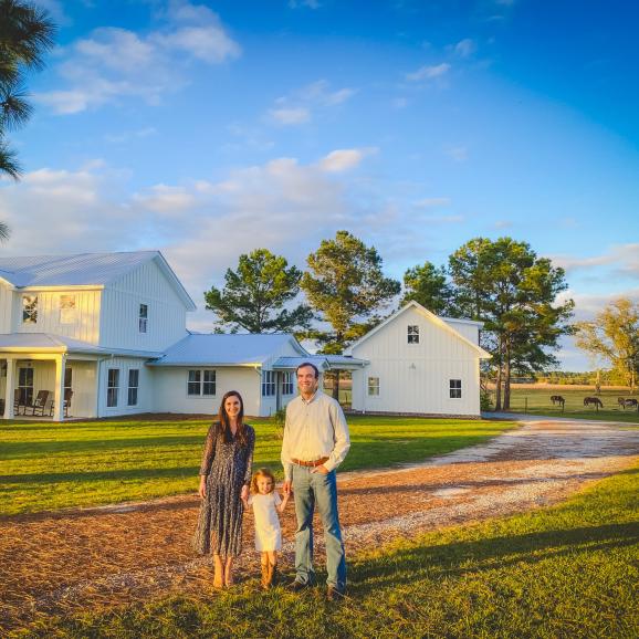 Farmers and rural families choose AgSouth to finance their custom home construction.