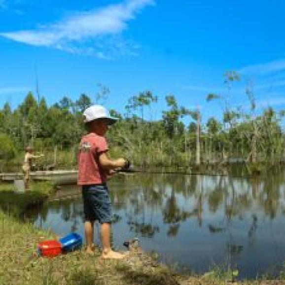 Boys Fishing